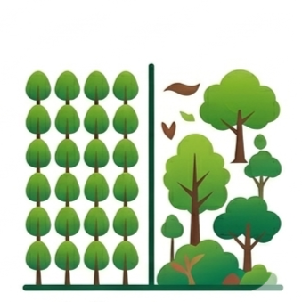 variance of greenness