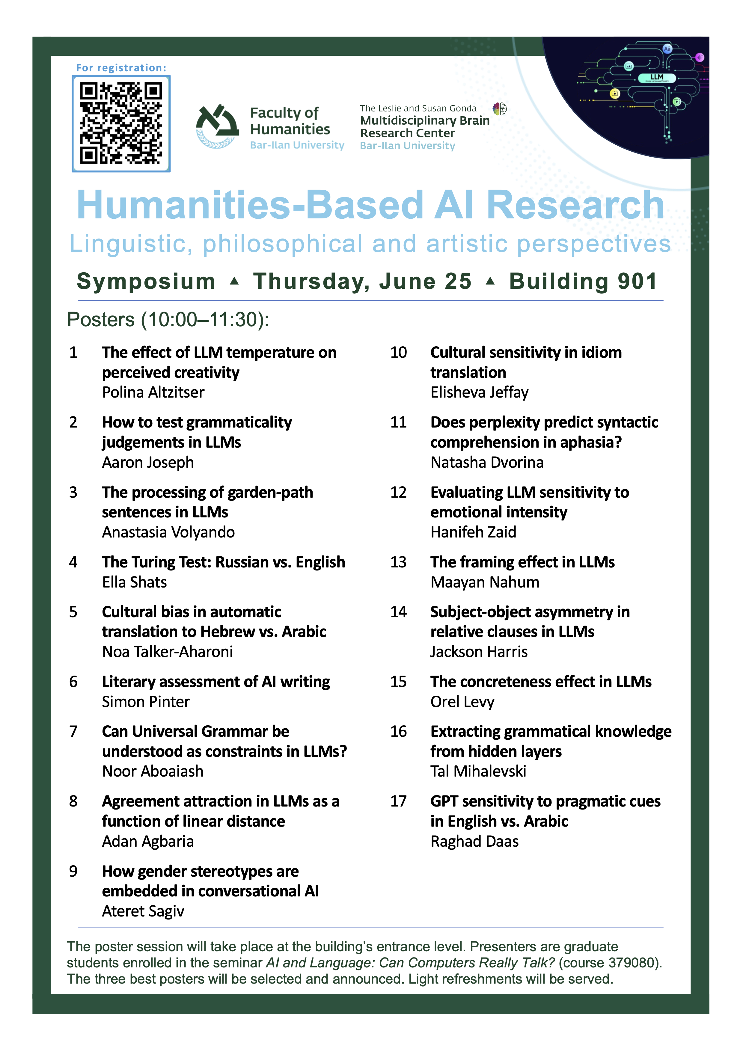 program posters