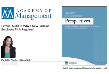 Skill-Fit Model: Why a New Form of Employee Fit Is Required illustration