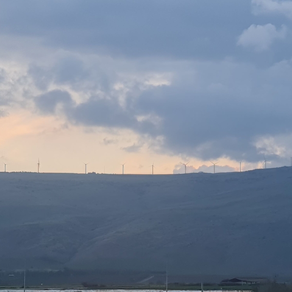 Wind Turbines on Mount Gilboa