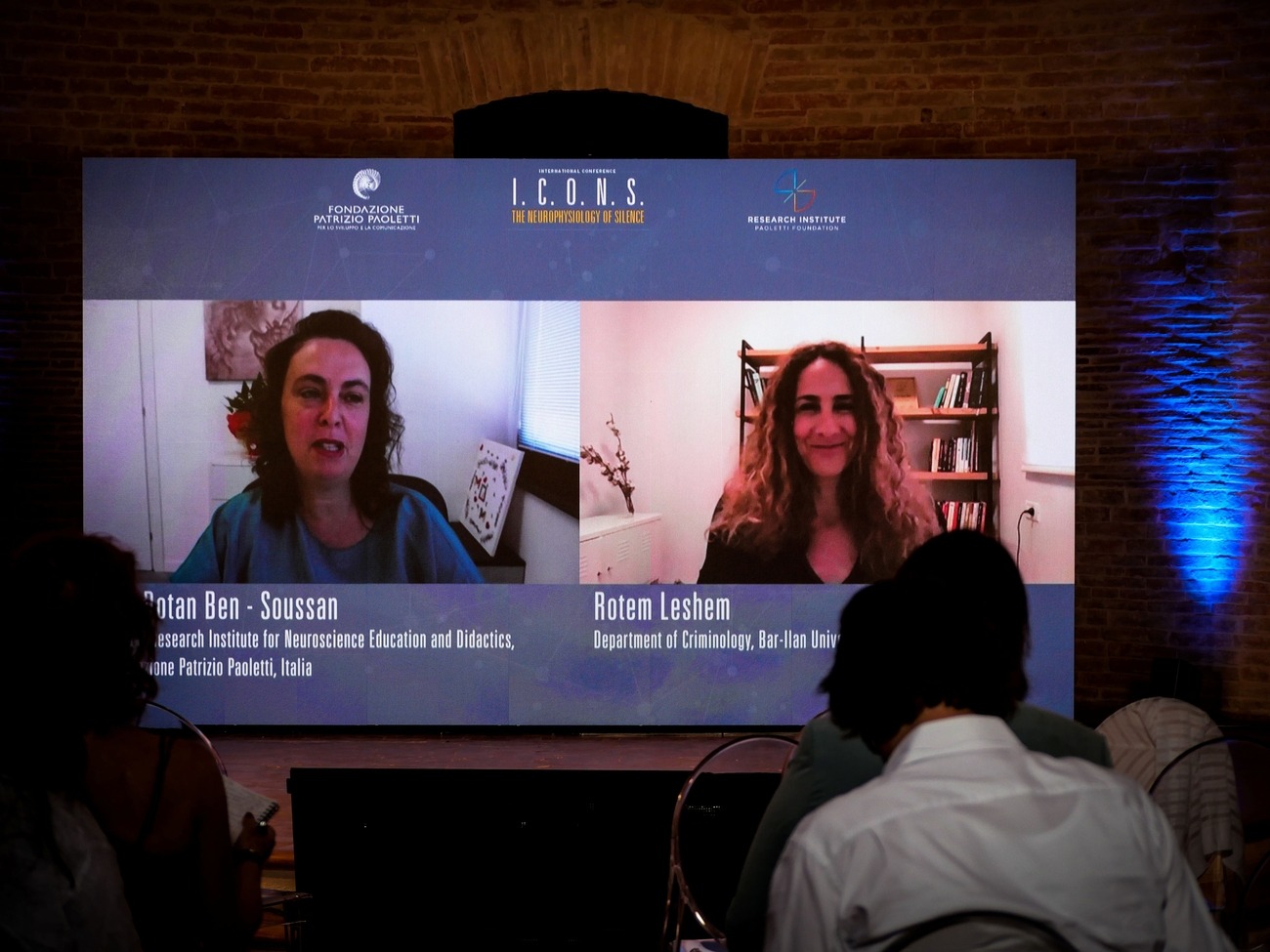 The International Conference on the Neurophysiology of Silence (ICONS), San Biagio